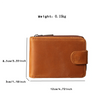 Crazy Horse Leather ID Card Holder