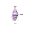 3D Ceramic Conch Shell Beads, 11x20mm Glazed Ocean Jewelry Supplies