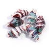 3D Ceramic Conch Shell Beads, 11x20mm Glazed Ocean Jewelry Supplies