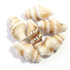 3D Ceramic Conch Shell Beads, 11x20mm Glazed Ocean Jewelry Supplies