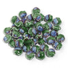 12mm Ceramic Fan Shell Beads, DIY Glazed Ocean Jewelry Supplies