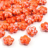 Ceramic Flower Beads, 12mm Pastel Floral Loose Beads