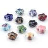 15mm Ceramic Star Beads, Vintage Celestial Loose Beads