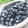 8mm Ceramic Round Beads with 2.5mm Hole, Plain Porcelain Spacer Beads