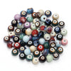 10mm Ceramic Round Beads, 2.9mm Large Hole Ball Spacers