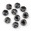10mm Ceramic Daisy Beads, 2.2mm Large Hole Flower Spacers