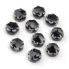 10mm Ceramic Daisy Beads, 2.2mm Large Hole Flower Spacers