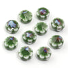 10mm Ceramic Daisy Beads, 2.2mm Large Hole Flower Spacers