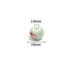 10mm Ceramic Round Beads, 2.9mm Large Hole Ball Spacers
