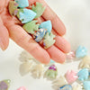 21mm Ceramic Fish Beads, 2mm Large Hole Animal Spacer Charms