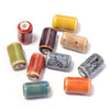 Rustic Ceramic Tube Beads
