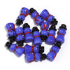 25mm Lampwork Glass Snowman Beads, Christmas Holiday Charms for DIY Jewelry Making