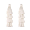 80mm Tiered Tassels 4 Layered Fringe Charms DIY Supply