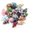 3D Ceramic Conch Shell Beads, 11x20mm Glazed Ocean Jewelry Supplies