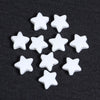 20pcs 14mm 3D Ceramic Star Beads, Glazed Celestial Jewelry Supplies
