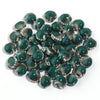 12mm Ceramic Fan Shell Beads, DIY Glazed Ocean Jewelry Supplies