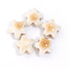 15mm Ceramic Star Beads, Vintage Celestial Loose Beads
