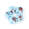 15mm Ceramic Star Beads, Vintage Celestial Loose Beads