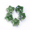 15mm Ceramic Star Beads, Vintage Celestial Loose Beads