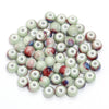 10mm Ceramic Round Beads, 2.9mm Large Hole Ball Spacers