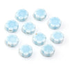 10mm Ceramic Daisy Beads, 2.2mm Large Hole Flower Spacers