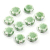 10mm Ceramic Daisy Beads, 2.2mm Large Hole Flower Spacers