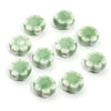 10mm Ceramic Daisy Beads, 2.2mm Large Hole Flower Spacers
