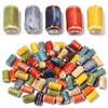 Rustic Ceramic Tube Beads