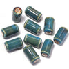 17x10mm Ceramic Tube Beads 3.2mm Large Hole Cylinder Glazed Beads Jewelry Making