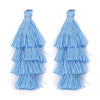 80mm Tiered Tassels 4 Layered Fringe Charms DIY Supply