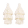 70mm Solid Color Tiered Tassels, 3 Layered Mini Fringe Charms for Bookmark Phone Charm DIY
