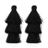 70mm Solid Color Tiered Tassels, 3 Layered Mini Fringe Charms for Bookmark Phone Charm DIY