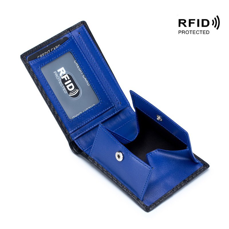 Men’s RFID Carbon Fiber Slim Wallet - DOROCHEY