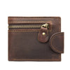 Vintage Crazy Horse Leather Bifold Wallet - DOROCHEY