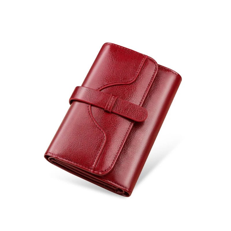 Waxed Leather RFID Wallet - DOROCHEY